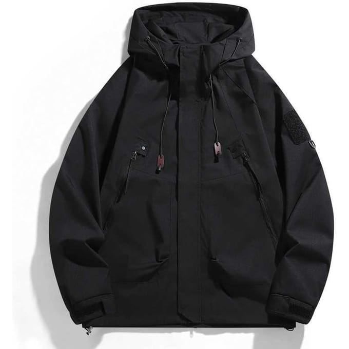 Lente en Herfst Nieuwe Stijl Herenjas 3XL black