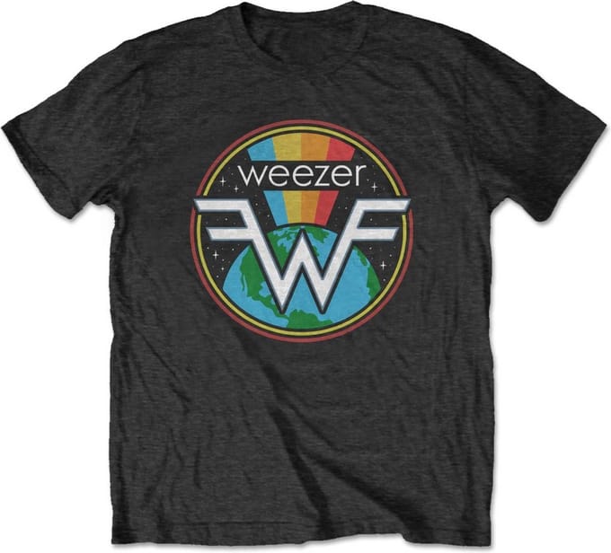 Weezer - Symbol Logo Heren Tshirt - L - Zwart