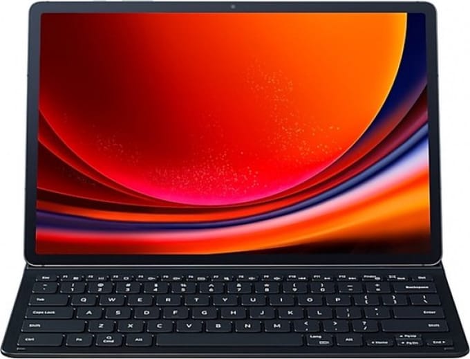 Samsung - Keyboard Cover - Galaxy Tab S9 Plus - Zwart - QWERTZ Duits