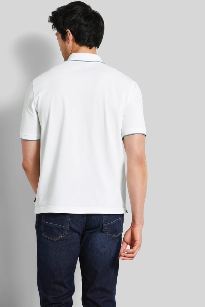 Bugatti Herren Poloshirt met rits