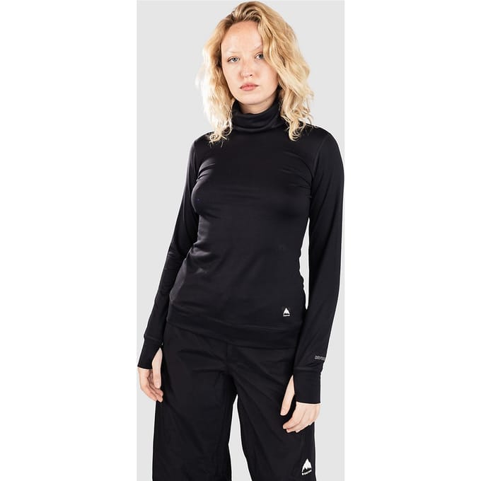 Burton Mdwt Long Neck Base Layer Top zwart