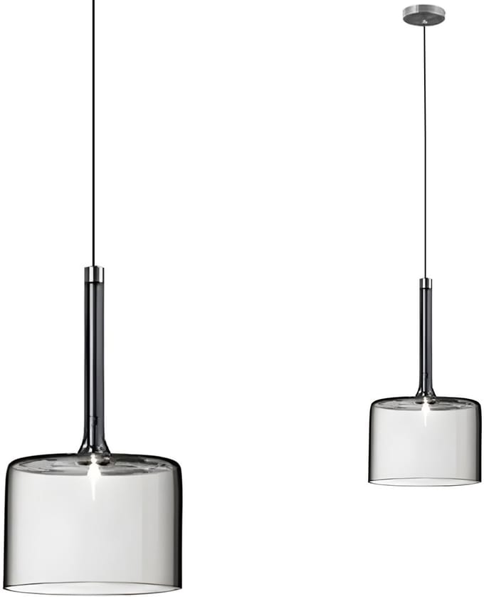 Toolight App1701-1Cp A Hanglamp Grijs 10,5X14X26,5Cm
