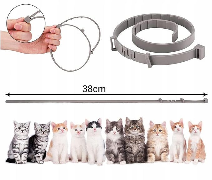 2X Halsband Voor Kat Tegen Vlooien Teken Universeel