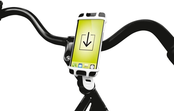 Dresco Telefoonhouder - Geschikt voor Smartphones van 10 tot 15 cm - Wit