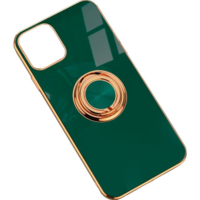 Hybride hoesje met ringhouder iPhone 13 Pro Groen