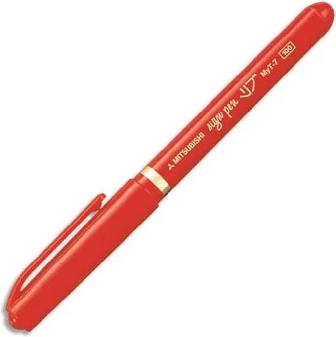 Uni Sign Pen Rood 0,7 mm