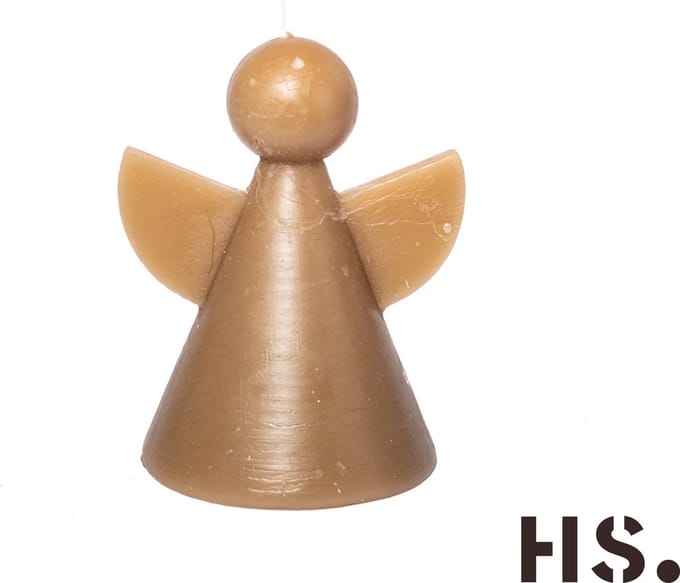 Home Society - Engel kaarsen - Taupe - 11,5 cm