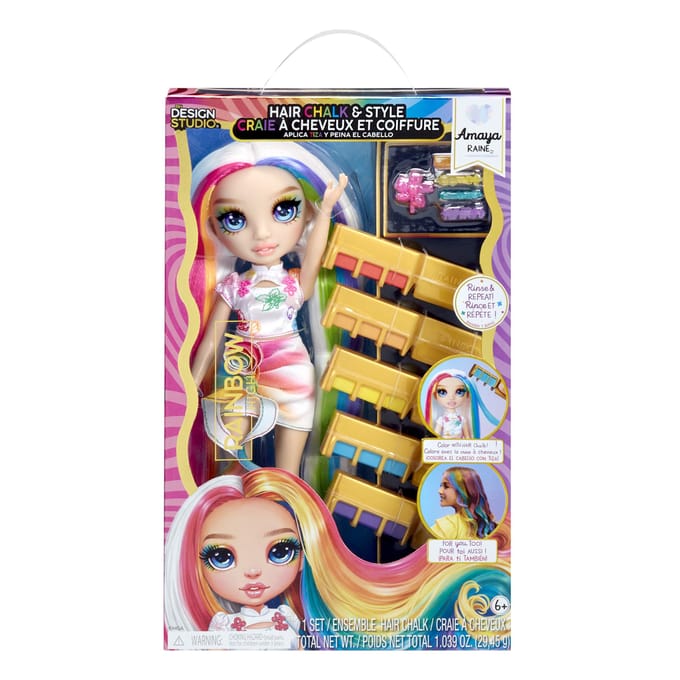 Rainbow High Hair Chalk & Style -pop Amaya (regenboog)