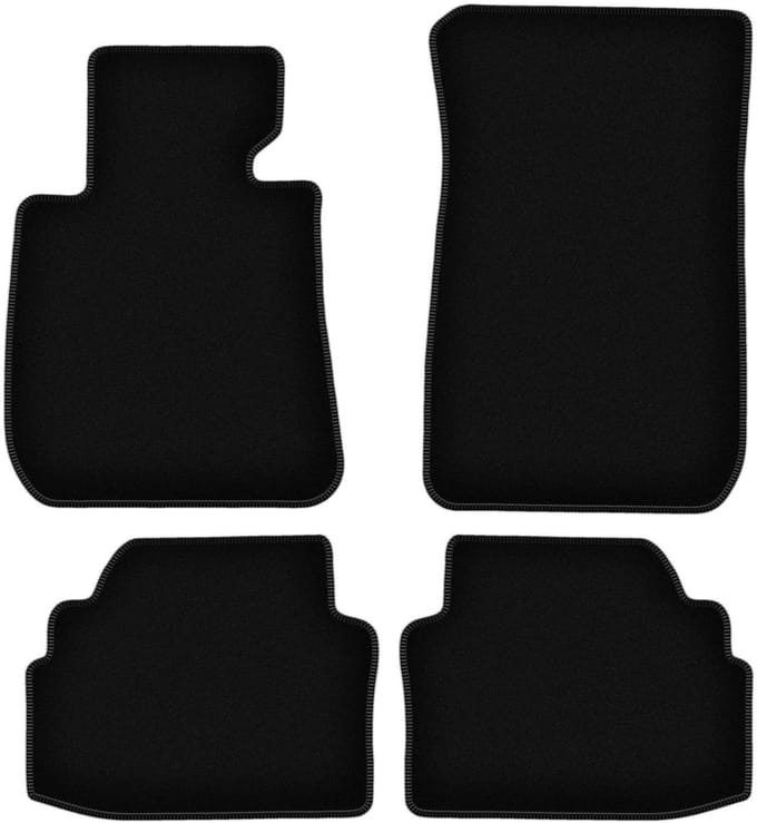 BASIC zwarte veloursmatten voor: BMW 3 E92 coupé (2004-2011)