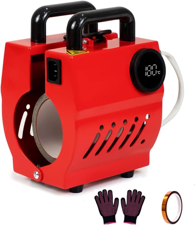 Mok Warmte Pers - Sublimatie Machine - Gepersonaliseerde Mokken - Draagbaar Ontwerp - 11-15oz