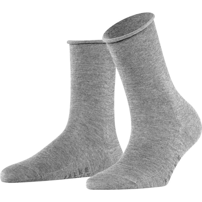 FALKE Active Breeze eenkleurig lyocell sokken dames grijs - maat 35-38