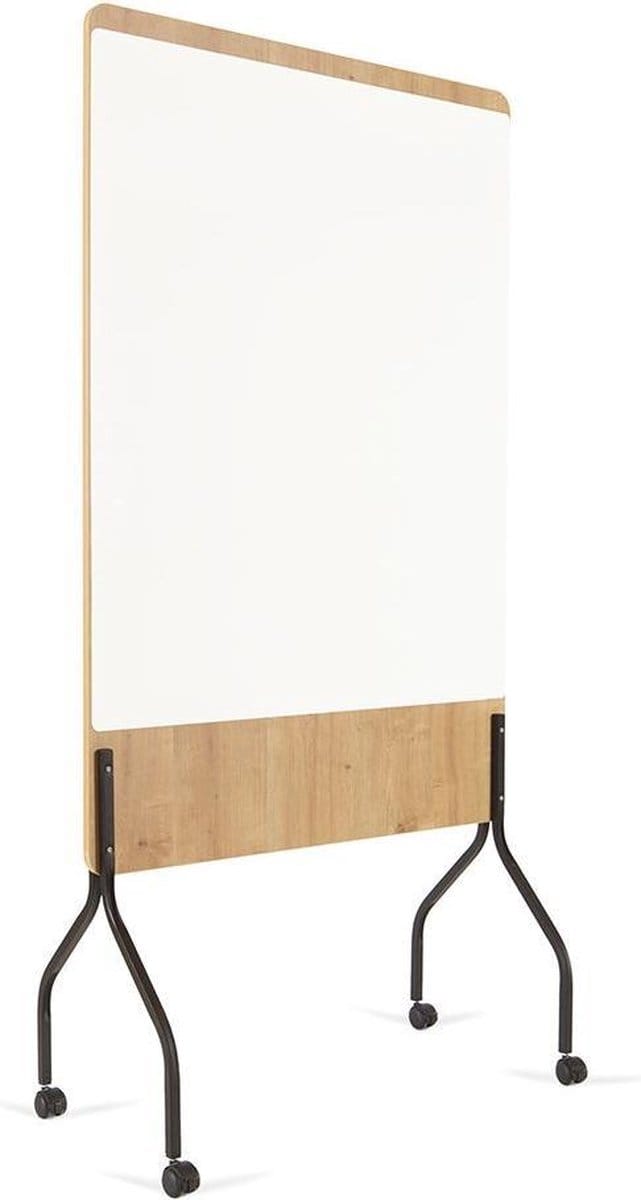 Rocada Natural verrijdbaar whiteboard 100x120 cm - Magnetisch - Mobiel