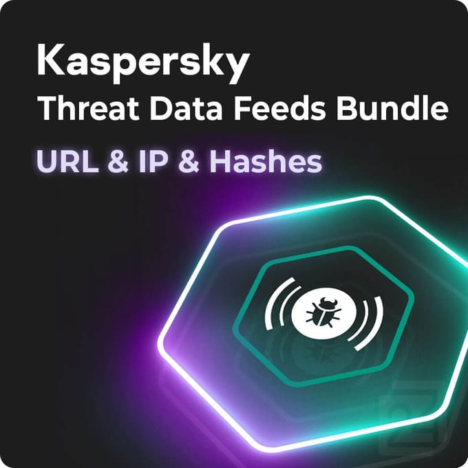 Kaspersky Threat Data Feeds Bundle - URL & IP & Hashes 1 Jaar Base