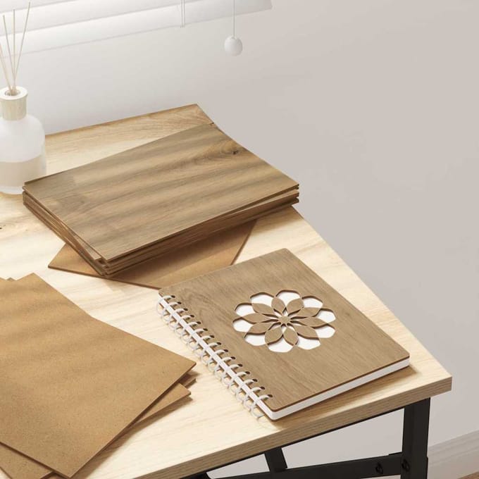 vidaXL Decorpanelen 150 st Artisanaal eiken 21 x 30 x 0,27 cm