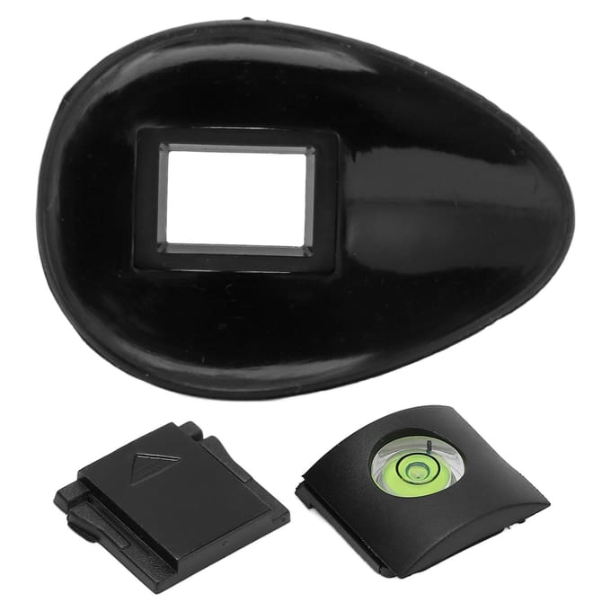 Camera Oculair Oogschelp Zoeker Beschermer voor EOS 760D 750D Camera met Flitsschoen Afdekking black