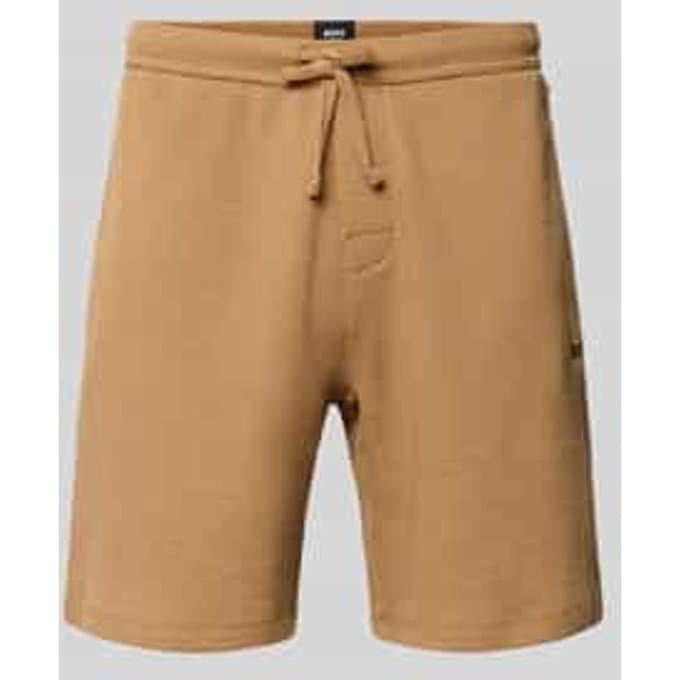 regular fit sweatshorts van katoenmix