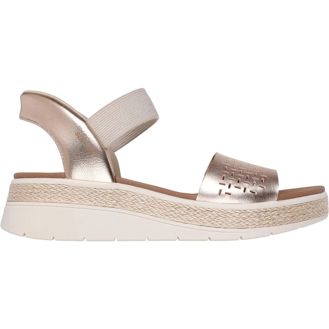 Skechers Slip-ins Bobs Sun Ray - Step Aside - Dames Sandalen - Goud