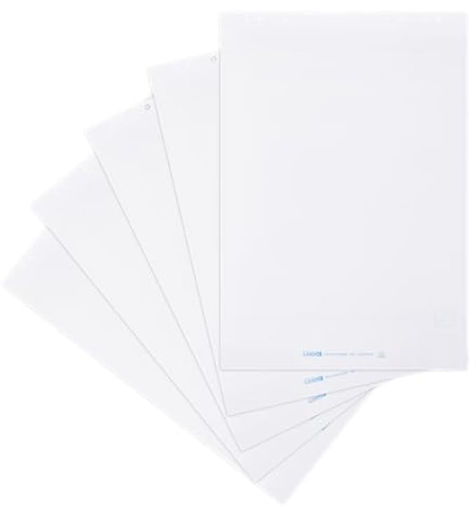 Flipchart-papier blanco met 20 vellen en 6 perforaties