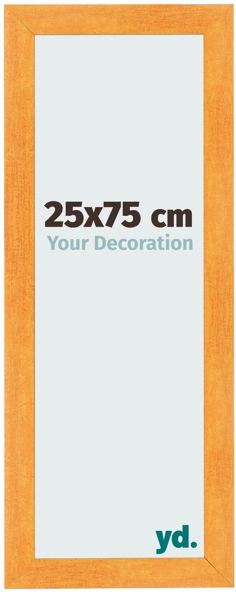 Your Decoration - Fotolijst 25x75 cm - MDF - Oranje - Pisa