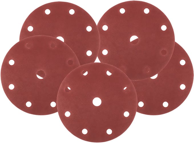 NEO TOOLS Serie - Schuurpapier met Korrel 240 - 150mm - 5 Stuks - 9 Gaten