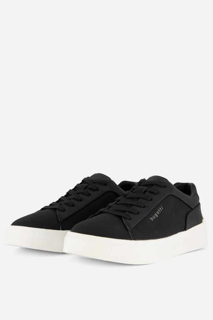 Bugatti Gunter Sneakers zwart Leer - Maat 43