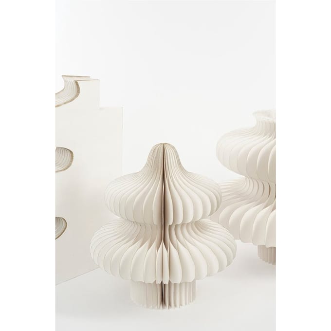 House of Seasons Decoratie Kerstboom - H152 x Ø104 cm - Wit
