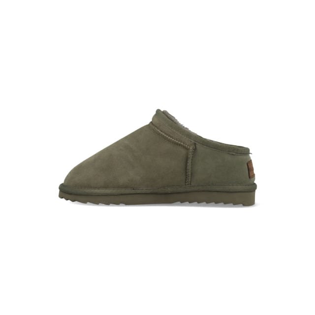 Warmbat Conner Suede Heren Sloffen - Groen