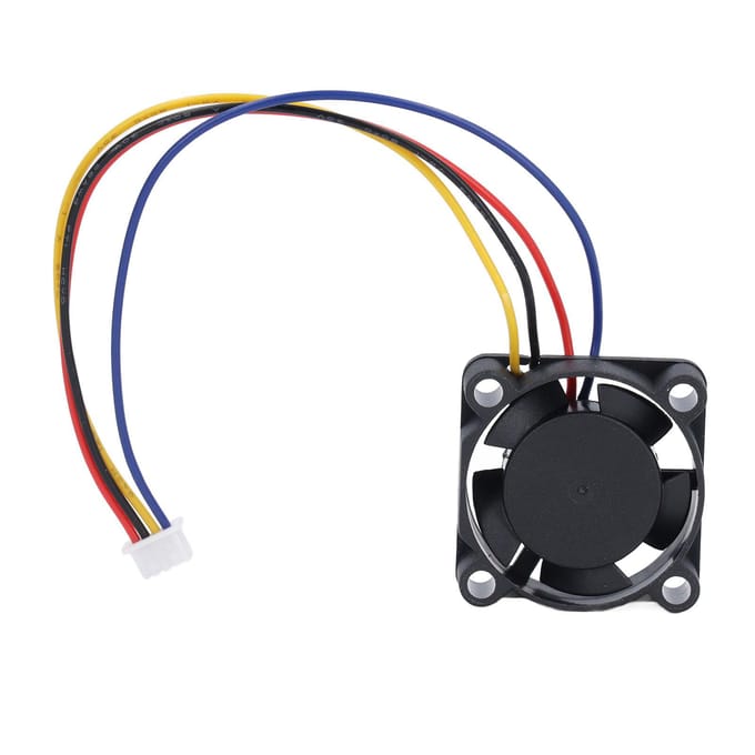Dubbele Bal Hotend Koelventilator voor X1C Modellen 3D Printer Lagers Keel Accessoires 2510 DC5V 0.13A black