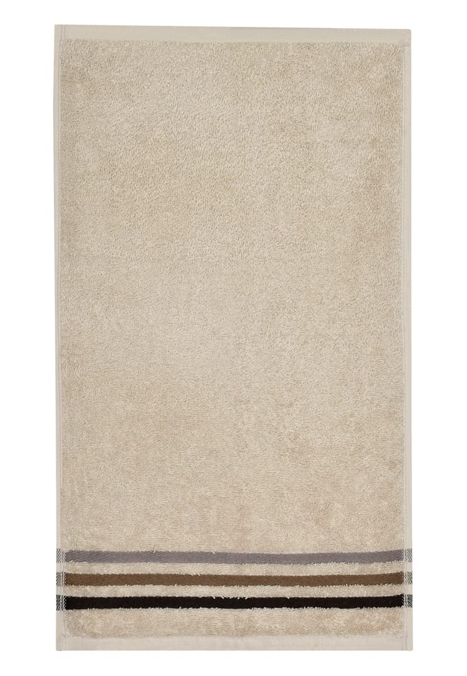 Gastenhanddoek Skyline Color 30x50 beige - SCHIESSER Home 30*50