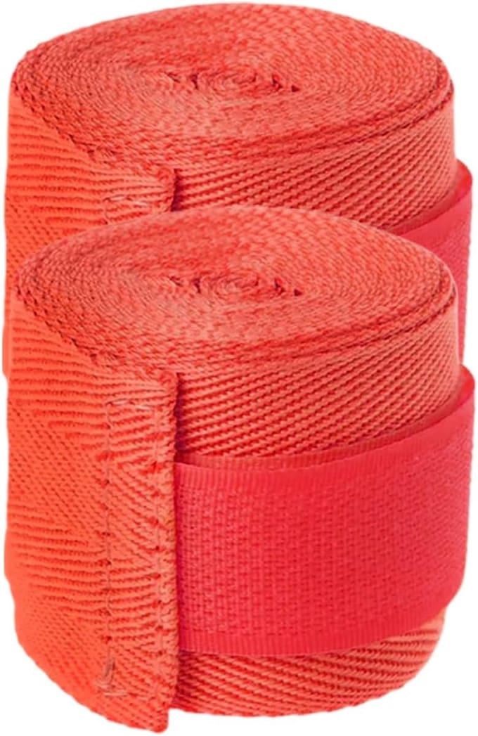 Boksen Handzwachtels - Handwikkels Vechtsport - Training Bescherming - Ademend en Elastisch - Unisex - Rood