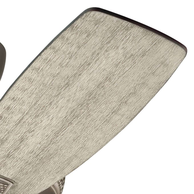 KICHLER Monarch2 52 plafondventilator, antiek tin geborsteld
