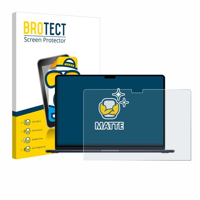 BROTECT - Screenprotector voor Apple MacBook Air 15" M5 2026 - Folie Beschermfolie matte