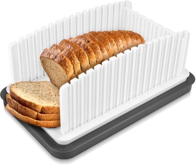 Verstelbare breedte - NTHProducts broodsnijder met tray