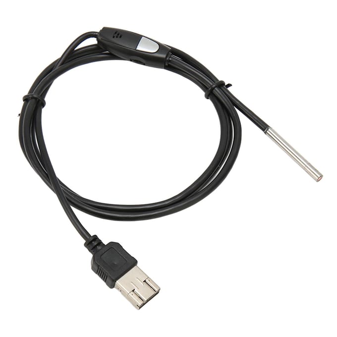 USB-endoscoop 1080P 3,9 mm camera IP67 waterdichte type C industriële borescoop met 6 dimbare led's gray