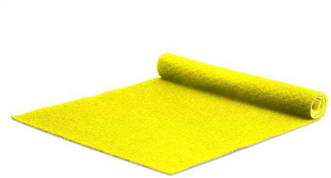 GJ Floors - Basic loper Tokyo | Geel - Breedte x Lengte: 2 meter / 8 meter