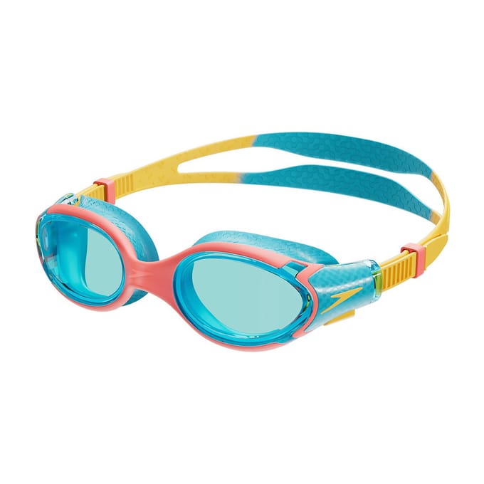 Speedo Biofuse 2.0 Junior Blauw/Oranje Unisex Zwembril - Maat One Size