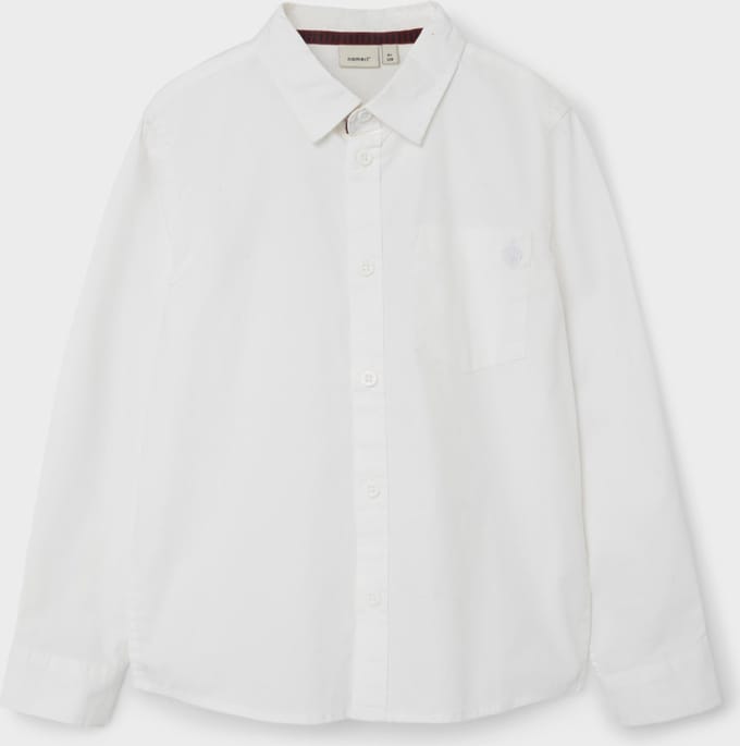 NAME IT NKMNEFRED LS SHIRT NOOS Jongens Overhemd - Maat 134/140