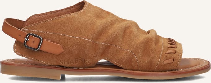 Shabbies Amsterdam - Angel Sleeve Suède Cognac - Maat 37