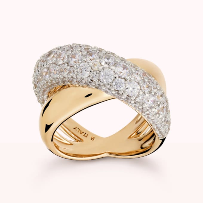 Bronzallure X Ring Half Set WSBZ02589Y.WR-16 Brons 56