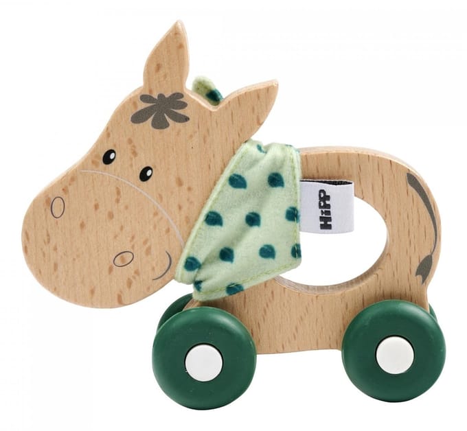 Eichhorn Baby HIPP Wooden Push Figure Donkey