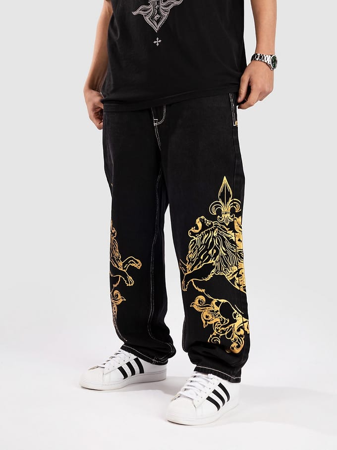 Ninth Hall Ambush Fleur De Lion Jeans zwart