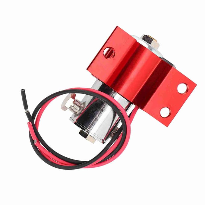 Kit Électrique de Blocage de Ligne de Frein Contrôle de Roulement de Frein Maintien en Pente Rouge red