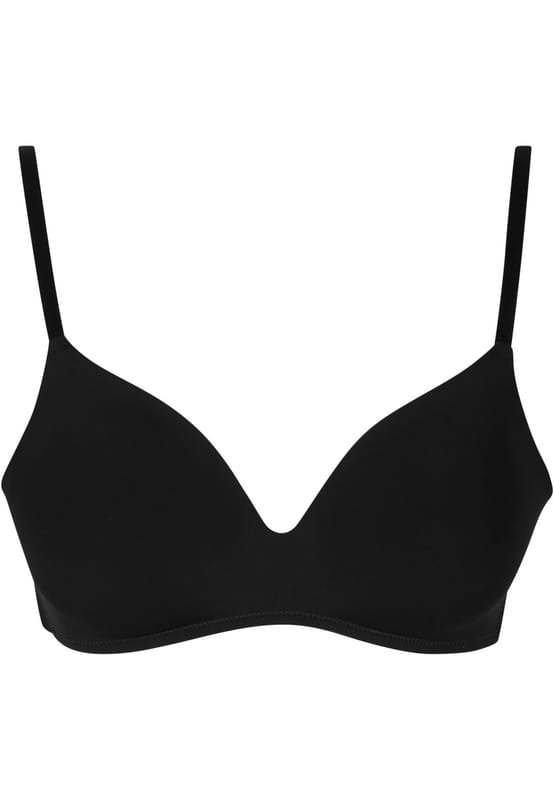 Urban Classics BH - Basic voorgevormde bh (Set van 2) - EU75B tot EU85C - voor Vrouwen - zwart