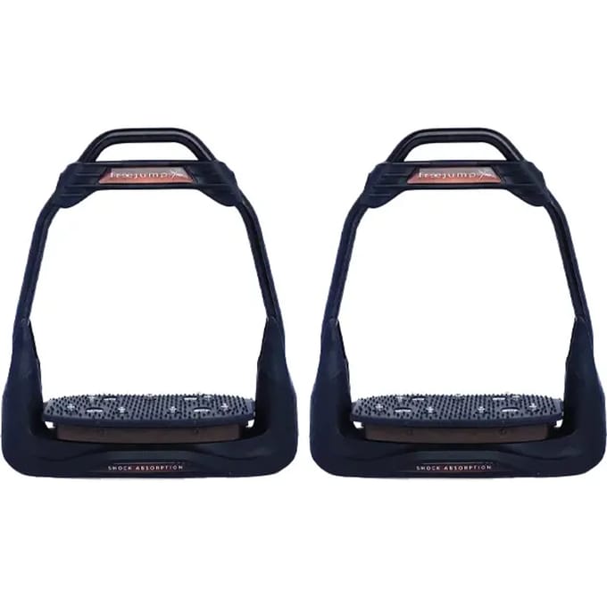 Paardenstijgbeugels Freejump Air’s Full Black (plancher 0° œil 0°)