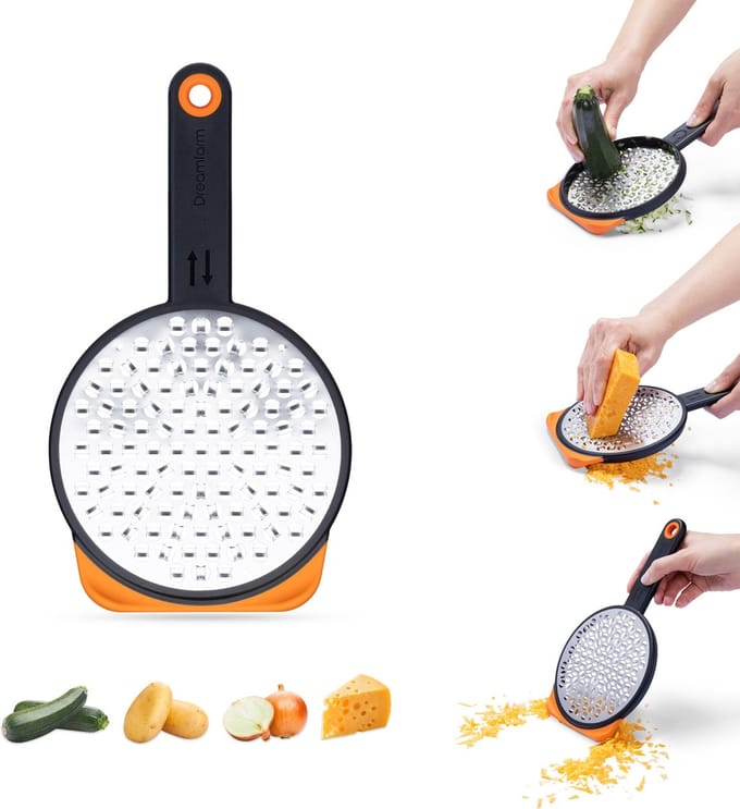 Dreamfarm - Ograte Rasp Grof - Polypropyleen - Oranje -