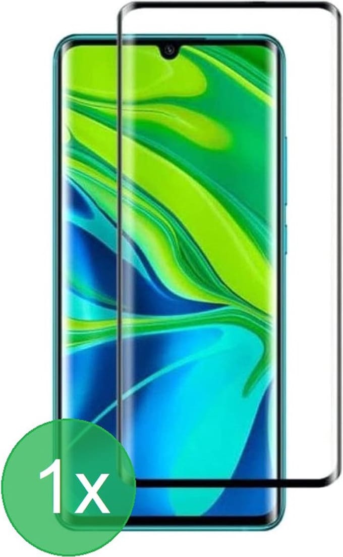 Screenprotector Geschikt voor: Xiaomi Mi Note 10 / Mi Note 10 Pro Full 1x - screen protector - volledige glas - bescherming - beschermglas - ZT Accessoires