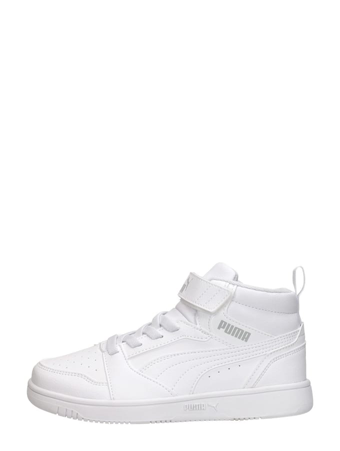PUMA Puma Rebound V6 Mid AC+ PS Unisex Sneakers - PUMA White-Cool Light Gray