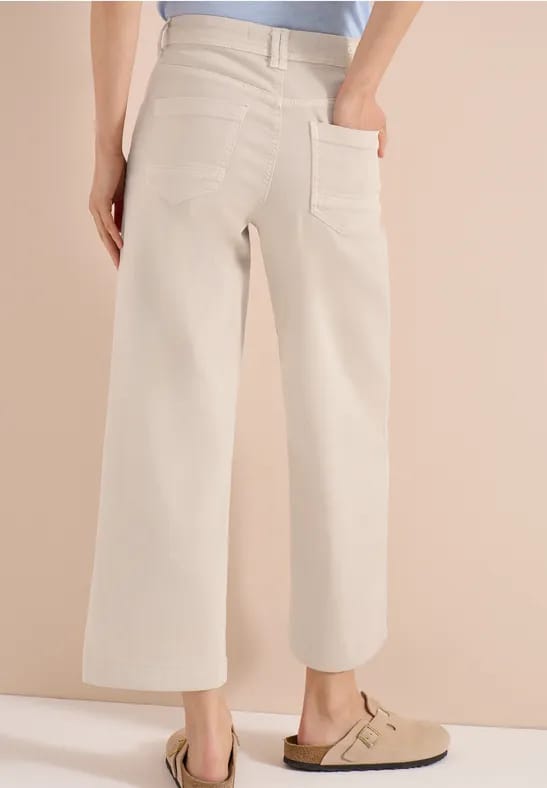 7/8 High Waist Wide Legs jeans in Loose Fit