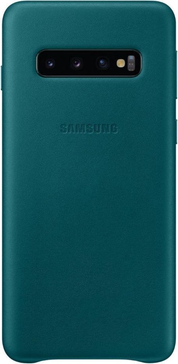 Samsung Lederen Cover - voor Samsung Galaxy S10 - Groen
