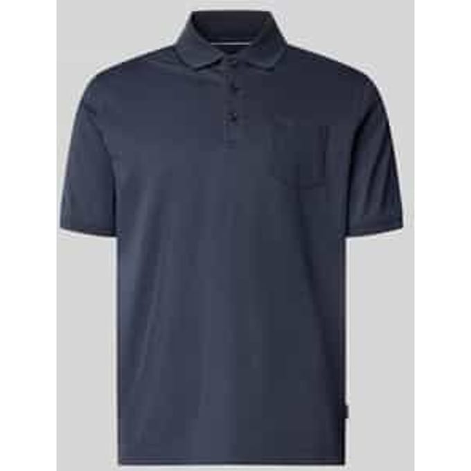Bugatti Herren Poloshirt Modern Fit van een katoenmix